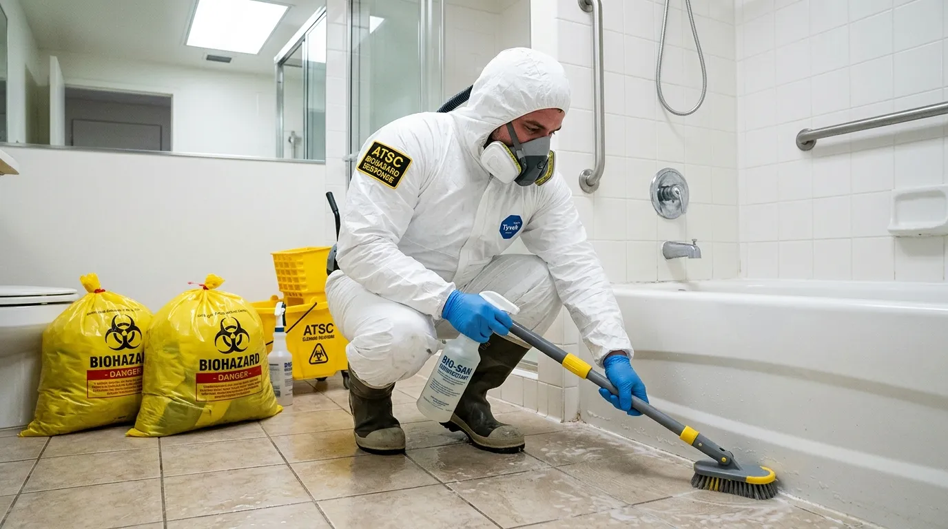 Decontamination equipment deployed for Blood Cleanup in Cantonment